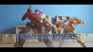 Transformers: Prime Vs Bee (Stop Motion Remake)