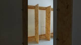 Frente de armario con tableros de osb #diy #tableros de osb. #osb. #c #carpintero