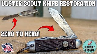 Restoring a USA Made Ulster Scout Knife BSA 1036 - Zero to Hero!