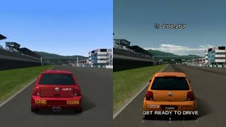 Gran Turismo Concept (2003): Lupo Training Version Vs. Gran Turismo 4 (2004) Visual Comparison 1