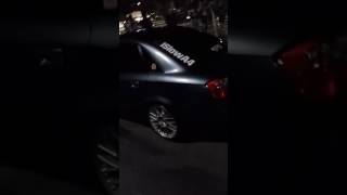 Boosted Audi A4 backfires