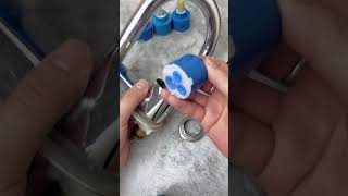 If the faucet is leaking, you can replace the valve core yourself