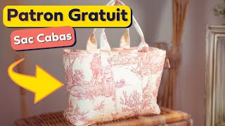 Tuto couture débutant : Sac Cabas Libellule + PATRON GRATUIT