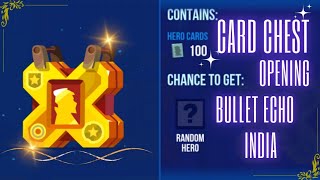 UNLUCKY CARD CHEST OPENING in BULLET ECHO INDIA 😱 #gameplay #gaming #games #viralvideo #trending