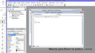 Como aprender macros - Dados Userform Excel