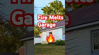 Fire Pit Overheats Garage