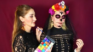 ASMR Meticulous & Transforming Catrina | Elaborate Makeup, Tingly Accessorizing, Styling Soft-spoken