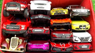 Box Full of Model Cars BMW Car, Bugatti Car, Audi Car, Ferrari Car, Mercedes Car, Tesla Car