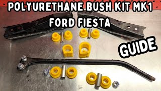 GUIDE. Fitting a FULL front polyurethane bush kit for a MK1 Ford Fiesta