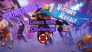 Least Kills Challenge Fortnite Chapter 5 Season 4