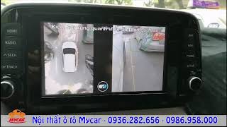 Lắp Camera 360 độ cho xe Huyndai santafe uy tín tại Hà Nội