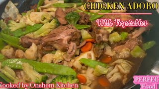 CHICKEN ADOBO WITH VEGETABLES