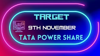 Tata power share news | 9 November | Tata power Share Price Target Kya Hoga | stock latest news