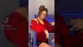 Cute girl dancing tiktok