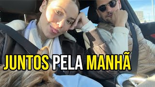 BERNARDO SOUSA E BRUNA GOMES TOMANDO CAFÉ DA MANHÃ JUNTOS NO RESTAURANTE!