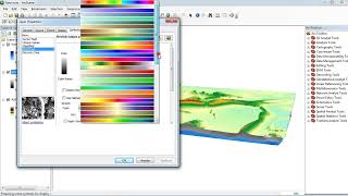 Applying ArcGis & ArcScene to visualize aquifer surfaces