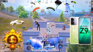 Gameplay on iqoo z9 ❤️ iqoo z9 bgmi test 💥 iqoo z9 pubg test with fps meter