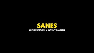 SANES - GuyonWaton X Denny Caknan Lyric TIKTOK