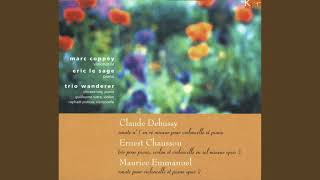 CHAUSSON: Piano Trio in G minor Op. 3 - Trio Wanderer - II. Vite