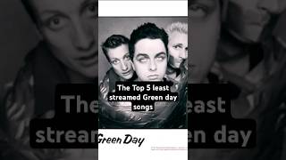 The Top 5 least streamed Green day songs. #spotifycharts #greenday #punkrock #music