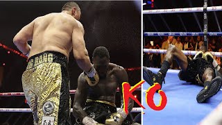 ZHILEI ZHANG BRUTALLY KOS DEONTAY WILDER! IS THE END HERE FOR WILDER?