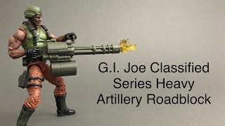 G.I. Joe Classified Heavy Artillery Roadblock Review