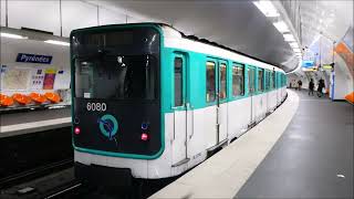 Métro 11 : Des MP59 aux stations Jourdain et Pyrénées (n°6069-73-80)