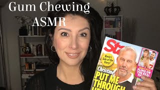 ASMR: Gum Chew and Flip Through~ Celeb Gossip Magazine