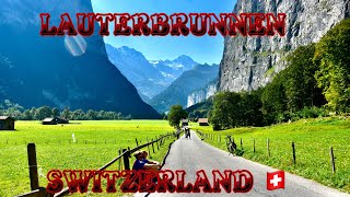 Beautiful LAUTERBRUNNEN! 4K 60FPS