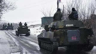 Ополчение берет в кольцо ВСУ под Дебальцево 26 01 Донецк War in Ukraine 2