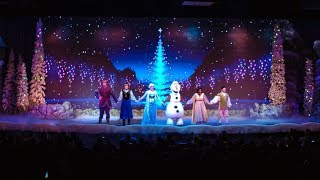 [4K] NEW A Frozen Sing - Along Celebration Holiday Season | Disney Hollywood Studios