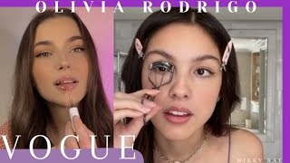 Following Olivia Rodrigo's Vogue Tutorial