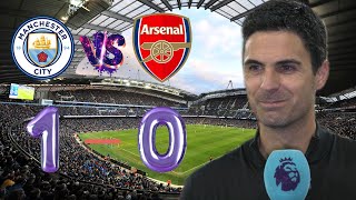 Mikel Arteta post-match interview after losing to Manchester City (Manchester City 1-0 Arsenal)