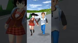 Mengantar adik perempuan ke sekolah 🥰#shorts_ #sakuraschoolsimulator #shorts_ #viralvideo