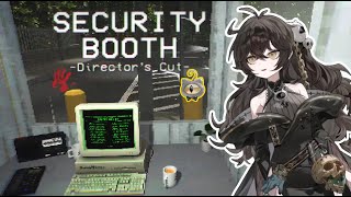 【Security Booth】Facing fears in this indie horror game! A Thrilling and terrifying time!