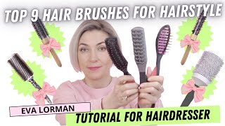 Best Hair Brushes for Women's Hairstyling 2023 | Hairstyle Tutorial by Eva Lorman