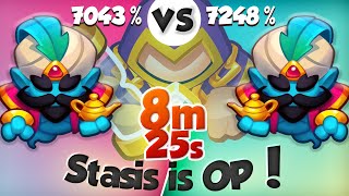 Insane 8:25 MINS! STASIS is OP! PVP Rush Royale