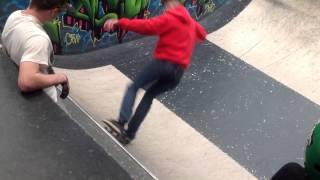 Lloyd skateboarding