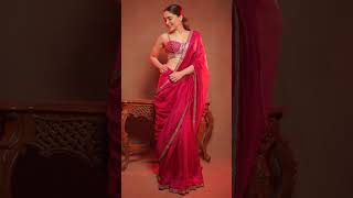 #trending rani pink sarees collection ❤❤