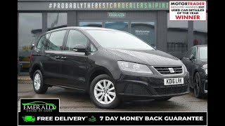 2016 16 SEAT ALHAMBRA 2.0 TDI ECOMOTIVE S 5D 150 BHP/KD16 LRK