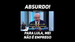 Lula diz que emprego informal não é emprego #shorts #bolsonaro #lula #debate #globo #igreja #emprego