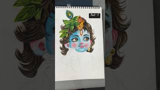 Part 3 | Watercolour Hair Painting Tutorial #shorts #watercolorpainting