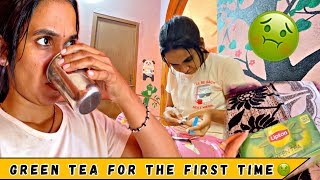 For the first time green tea 🤢 | Dolly vlogger | DV 393