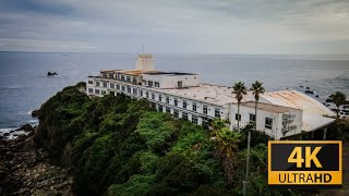 【断崖絶壁の廃墟ホテル】ドローン空撮｜Abandoned hotel on a cliff