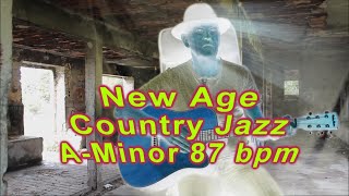 Free Backing Track for Guitar New Age Country Jazz A-Minor, 87 bpm