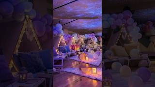 modern and dreamy birthday 🎂🎉 decor ideas for girls #youtubeshorts #homedecor