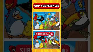 Find 3 Differences Game #025 #shorts #quiz