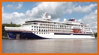 Cruise Ship HANSEATIC INSPIRATION cruising Kiel Canal // August 7, 2021