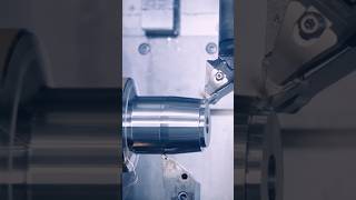 Double turning tool lathe processing #shorts #short #youtubeshorts