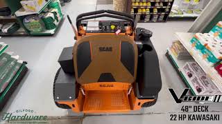 2022 Scag V-Ride Stand-on Zero-Turn 48" Deck - 22 HP : Walk around - Gilford Hardware